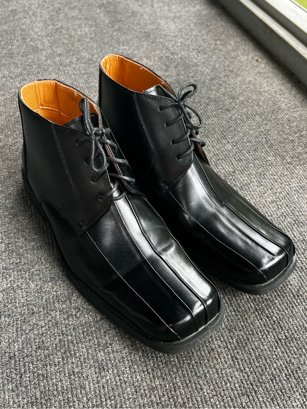 Zota Classic Men's Square-Toe Dress Boots / Chukka Boots 9.5
